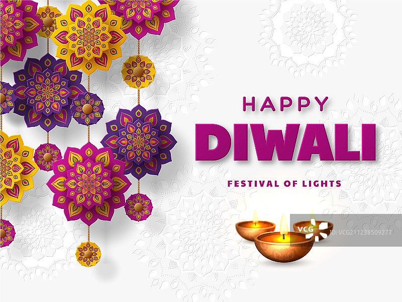 排灯节节日设计图片素材