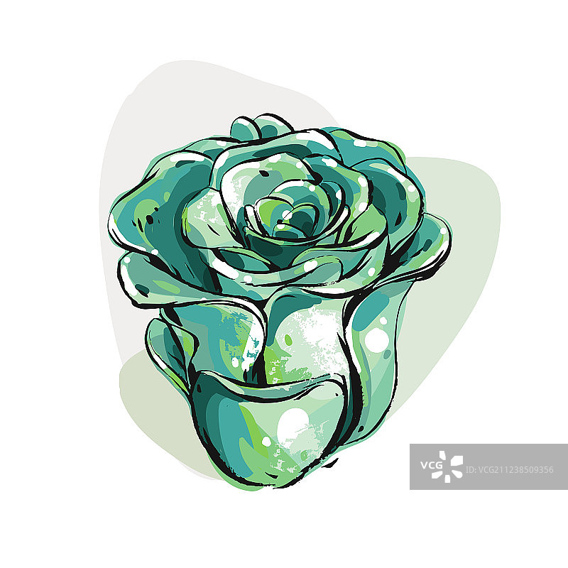 手绘抽象墨水笔刷图案图片素材