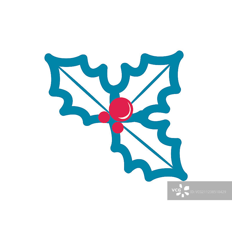 圣诞叶子特写图案图片素材