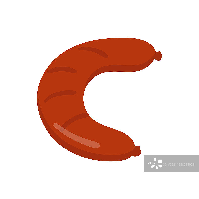 烤香肠卡通图片素材