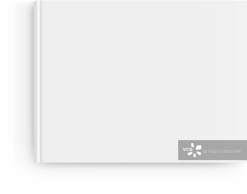 长方形书皮样机展示图片素材