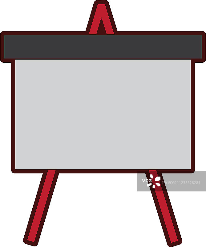 纸板演示图表隔离图标图片素材