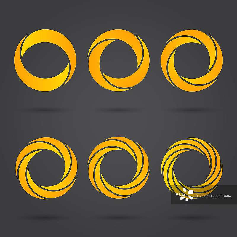 金色零分段标志符号图片素材