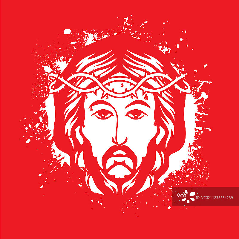 耶稣基督的面容图片素材