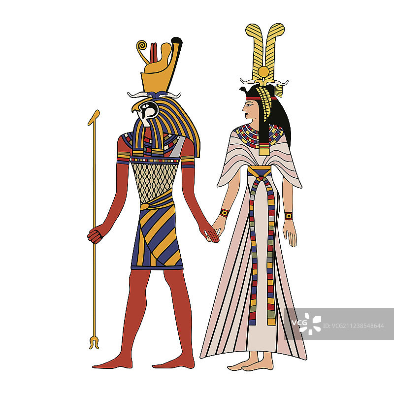 埃及民族绘画图片素材