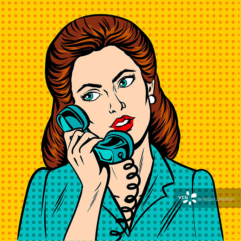 波普艺术风格的女人图片素材