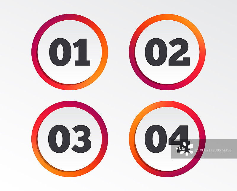 选项步骤图标序列图片素材