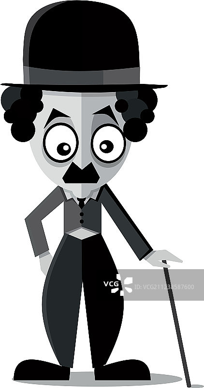 查理·卓别林社论图片素材