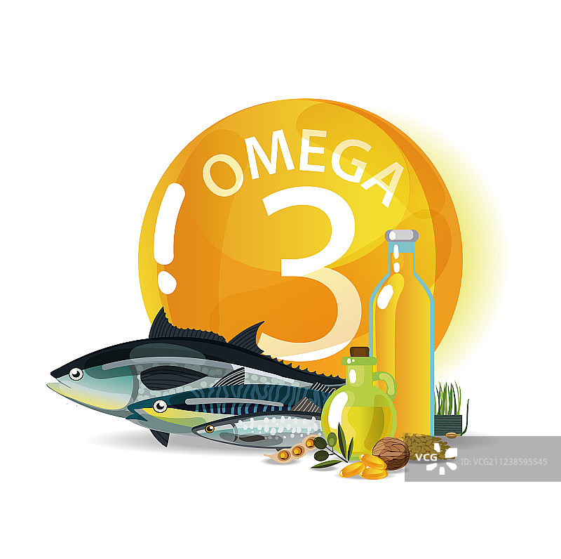 Omega 3图片素材
