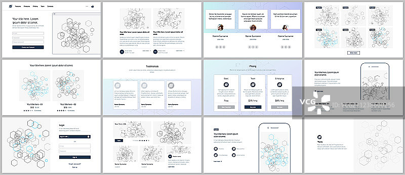 网站设计模板图片素材
