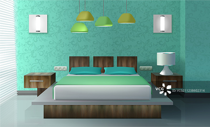 卧室室内设计图片素材