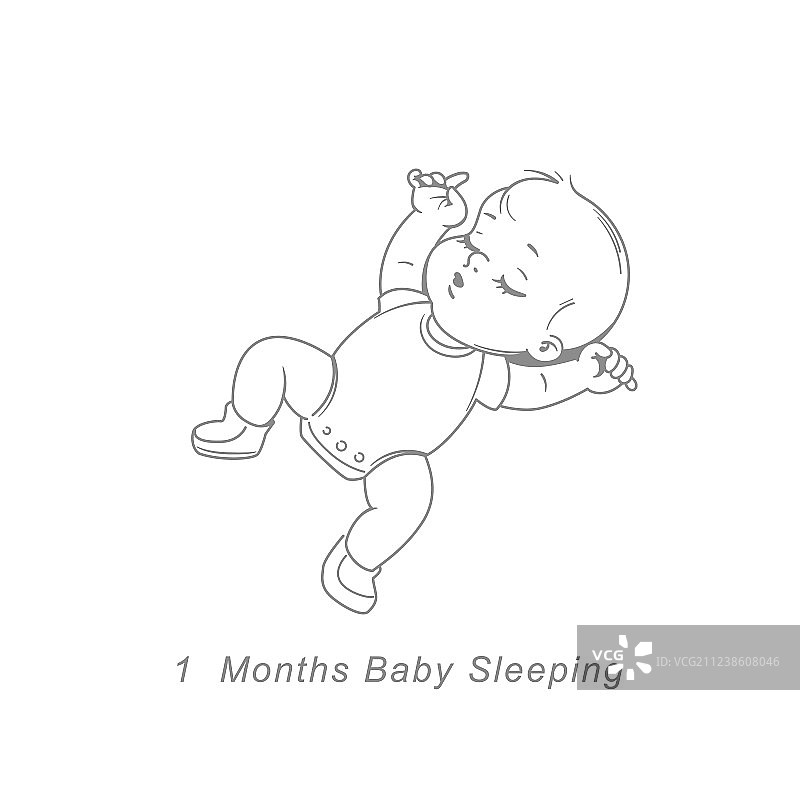 2个月大的宝宝图片素材