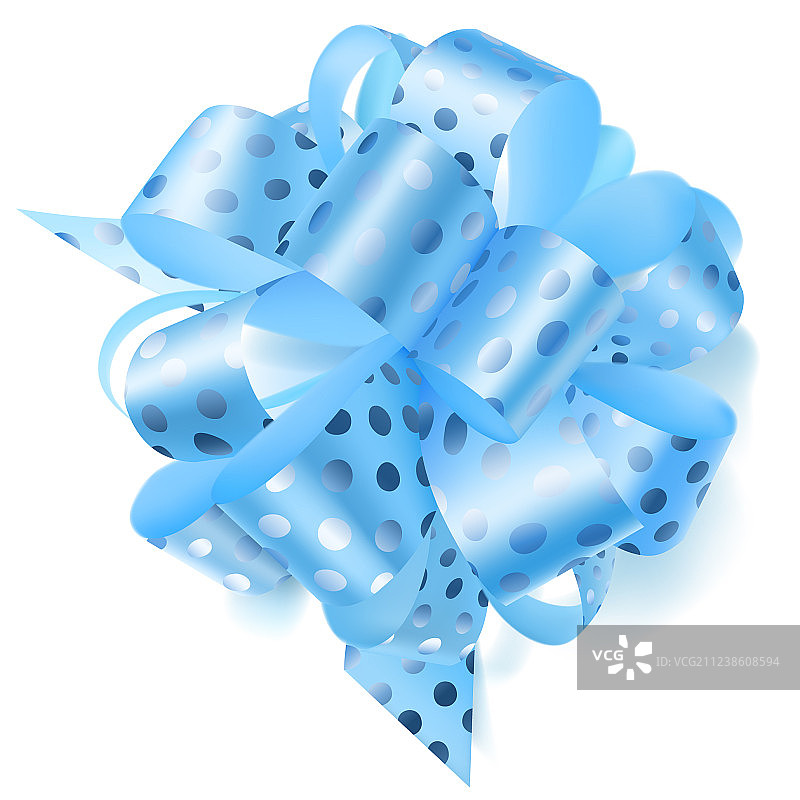 波点丝带大蝴蝶结图片素材