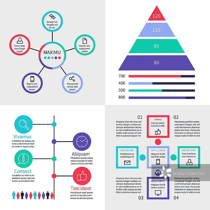 信息图仪表板信息banner图片素材