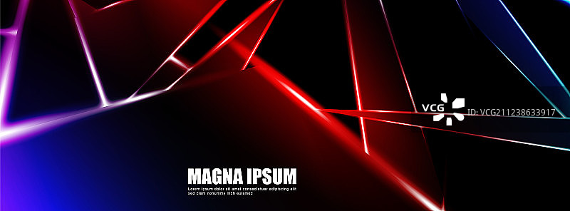 发光三角形设计背景图片素材