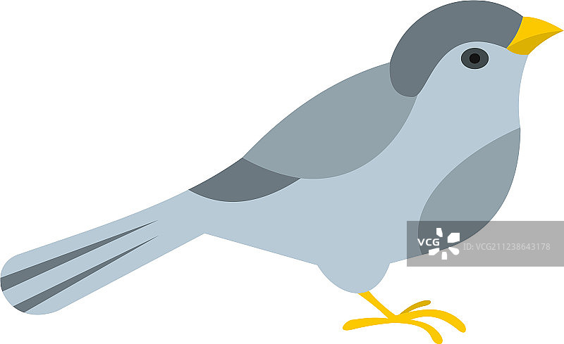 扁平风格小鸟图标图片素材