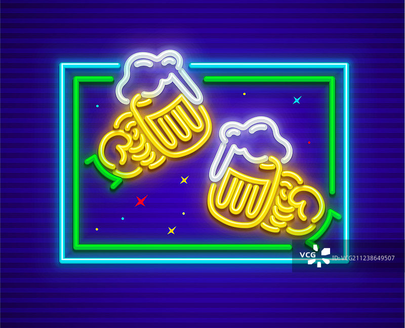带有啤酒标志的爱尔兰酒吧图片素材