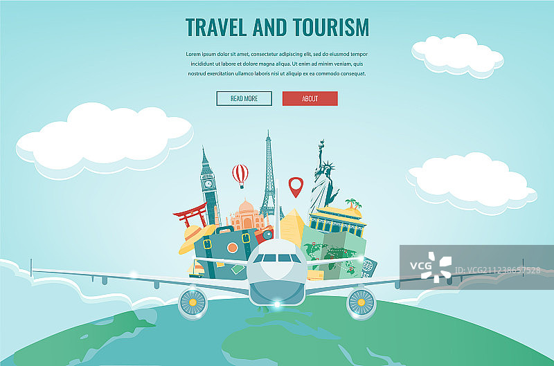 旅游作文与著名的世界地标图片素材