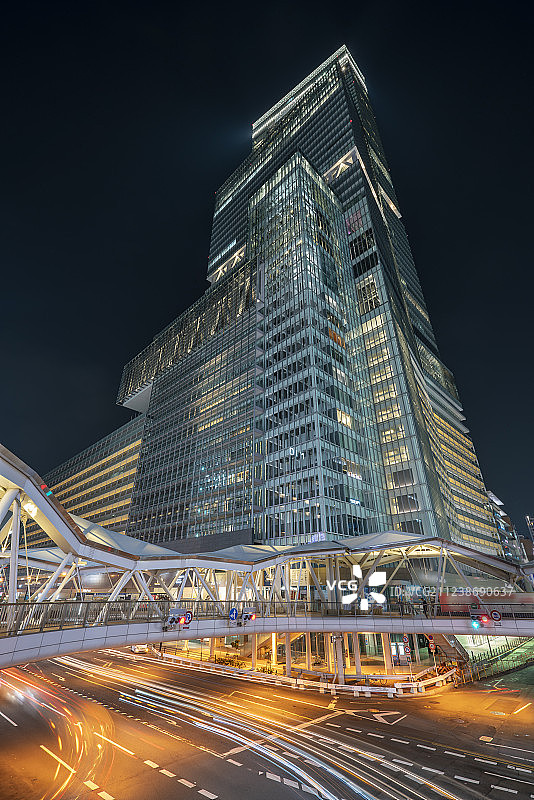 日本大阪阿倍野HARUKAS夜景图片素材