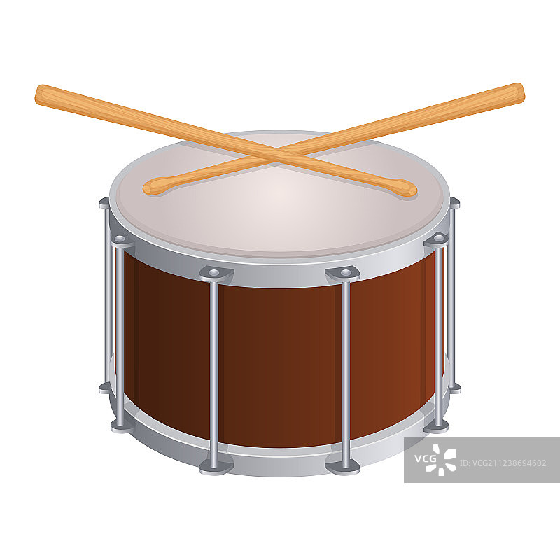 小圆鼓和木 sticks图片素材