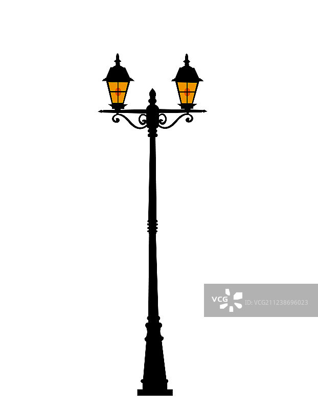 城市街道的灯笼图片素材