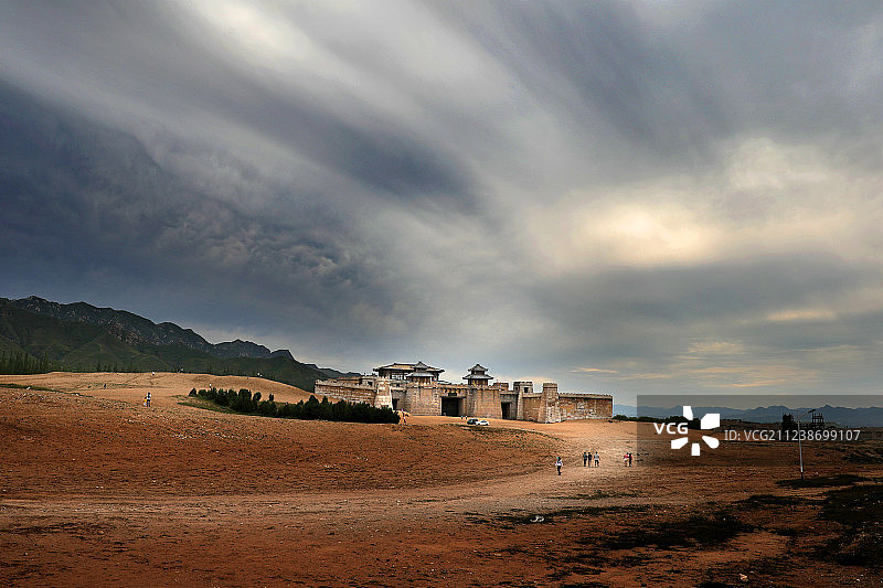 河北怀来沙漠风光图片素材