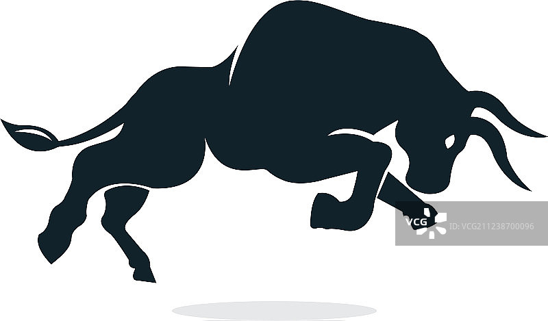 公牛标志设计图片素材