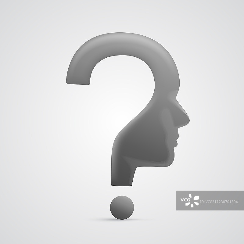头像问号标志图片素材
