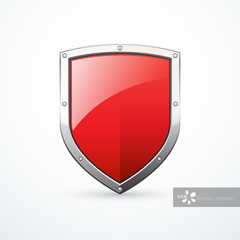 红色盾牌图标图片素材