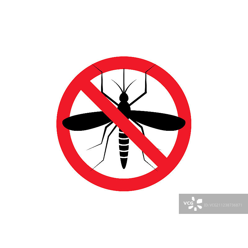 驱蚊标志图标，预防疟疾图片素材