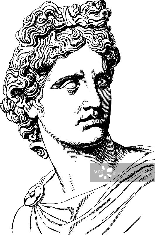 阿波罗复古风图片素材