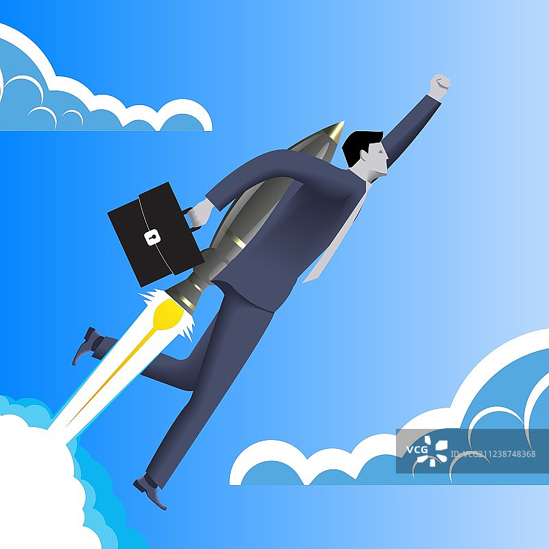 成功的创业商业理念图片素材