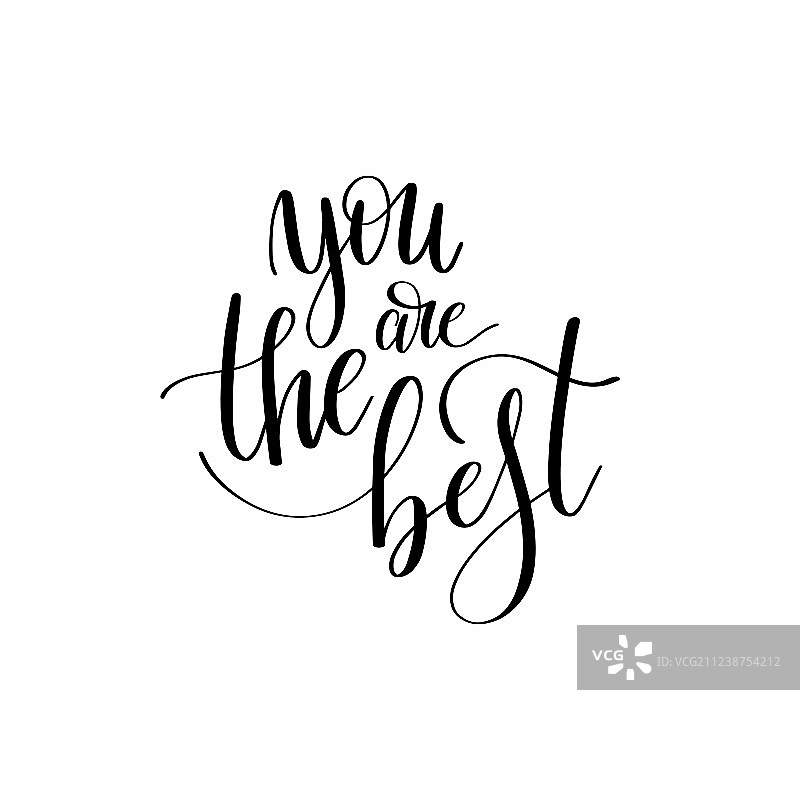 最佳黑白手写字体图片素材