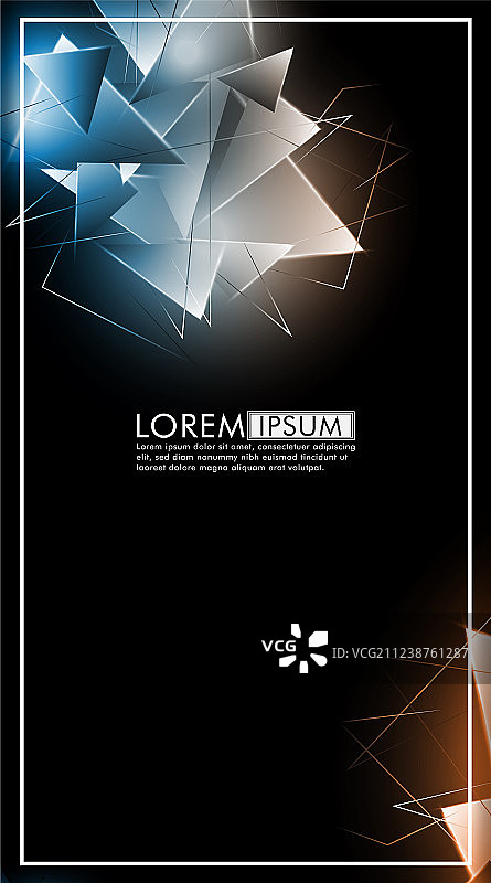 垂直三角形背景抽象组成图片素材