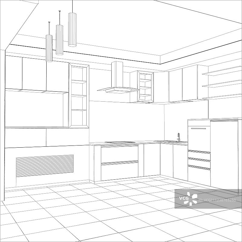 线框设计流程图片素材