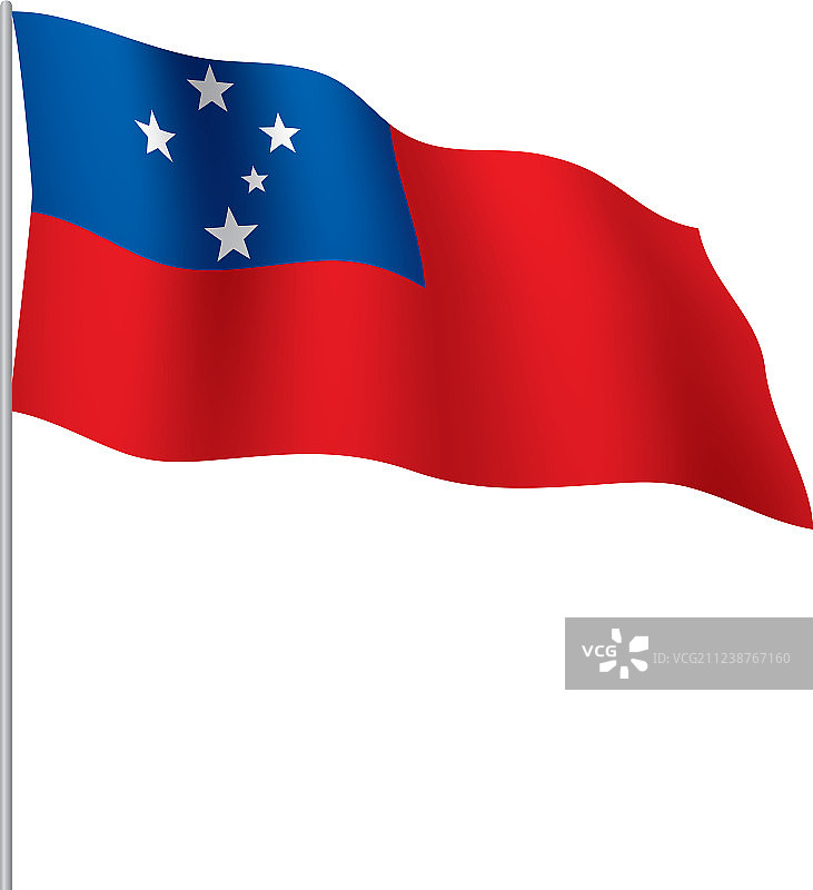 萨摩亚国旗图片素材