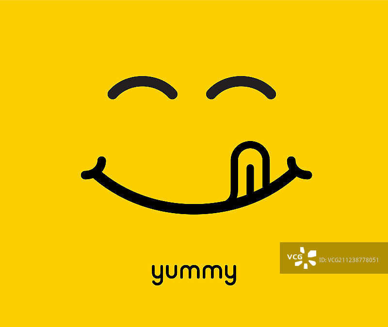 美味微笑舌头图标标志图片素材