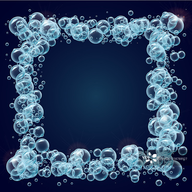 水或汤的泡泡背景图片素材