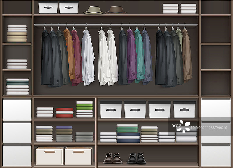 衣帽间壁橱图片素材