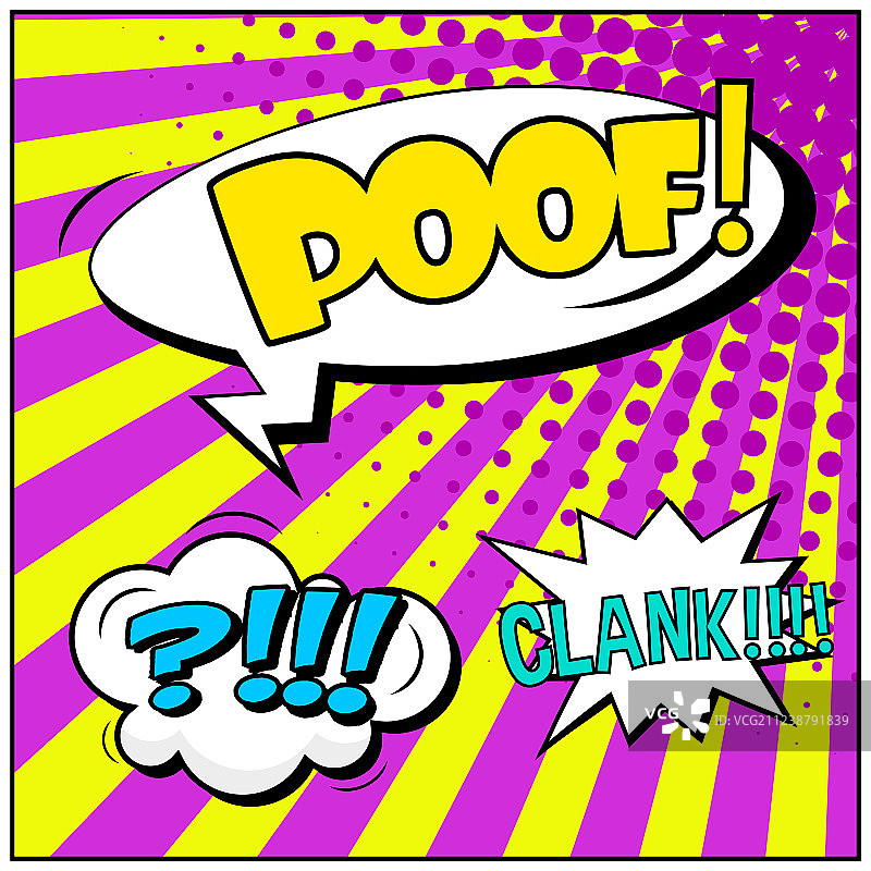 抽象创意概念漫画波普艺术图片素材