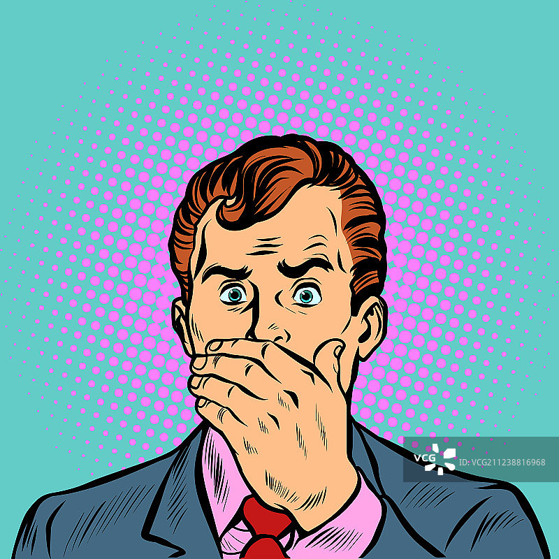 惊讶的商人图片素材