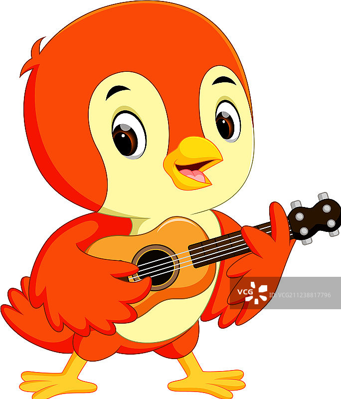 可爱的卡通鸟图片素材