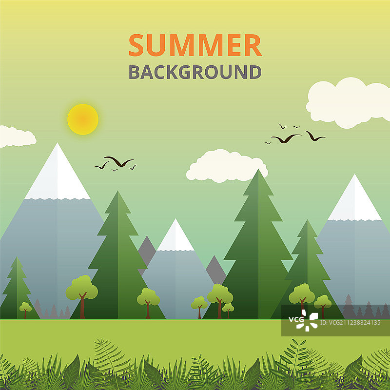 自然夏季故事抽象背景图片素材