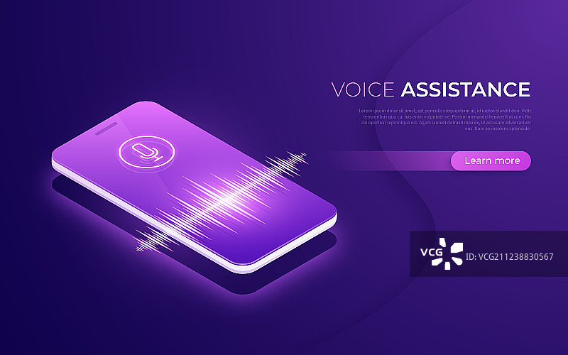 语音识别个人AI助手搜索图片素材