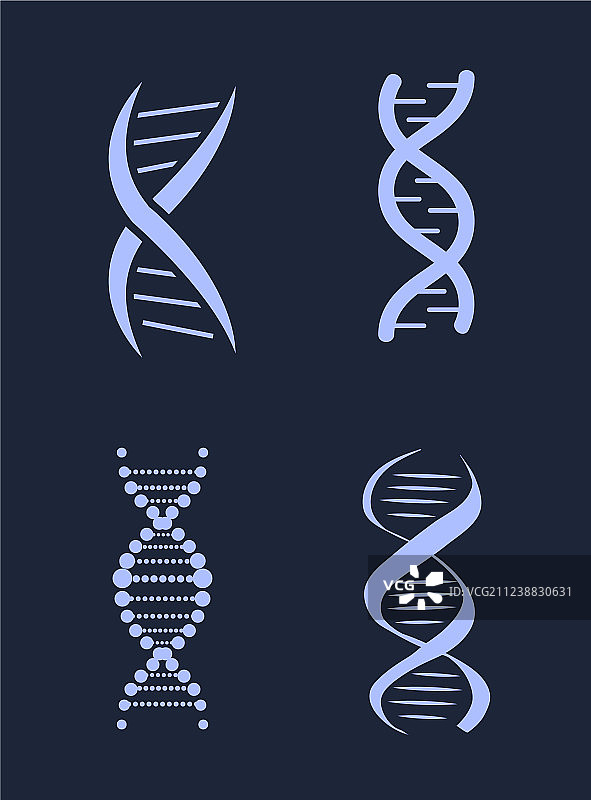 脱氧核糖核酸DNA链核苷酸图片素材