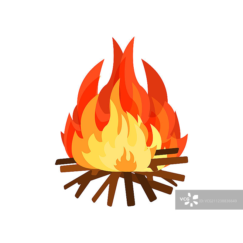 石器时代的篝火元素图片素材