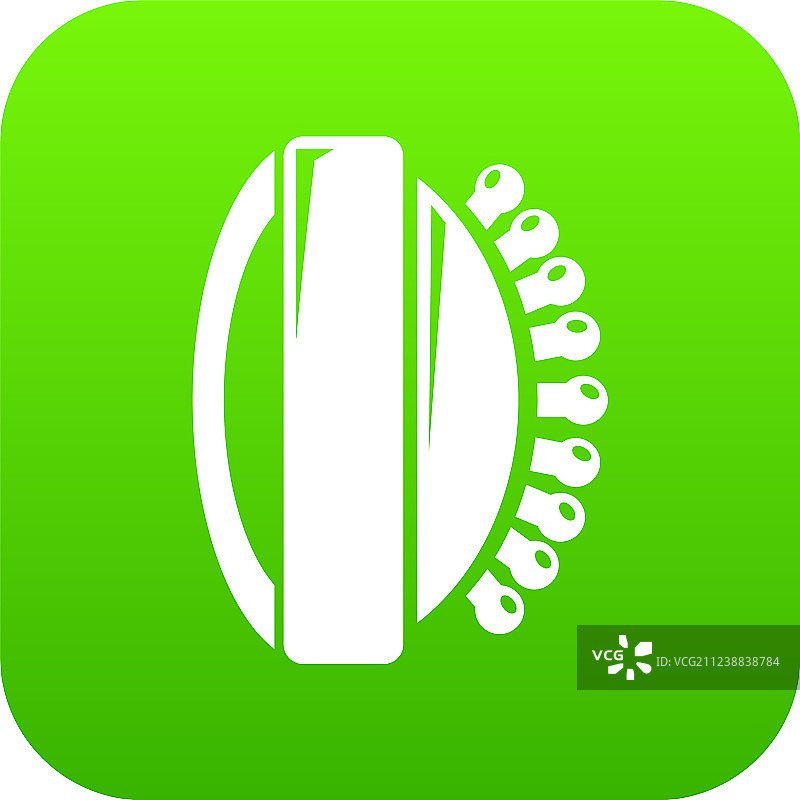 绿色按摩刷图标图片素材