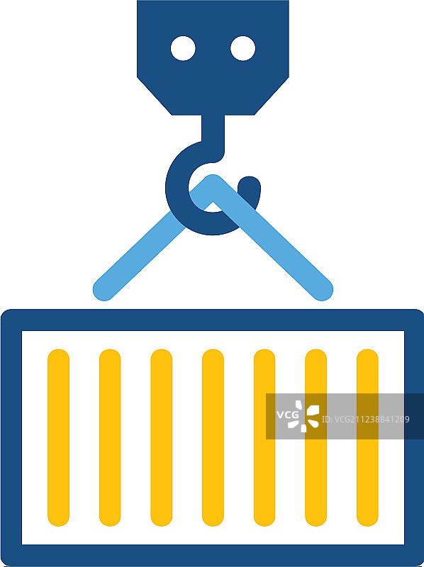 起重机物流LOGO图标设计图片素材