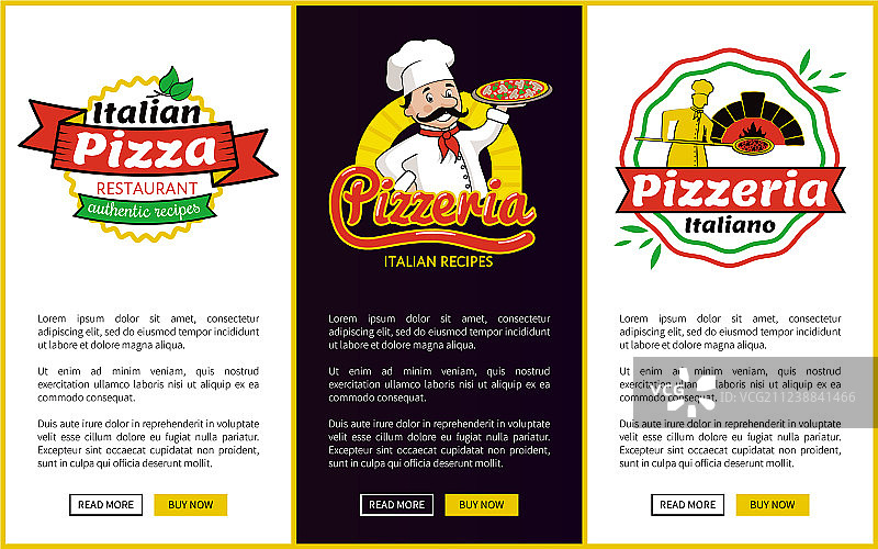意大利披萨网页合集图片素材