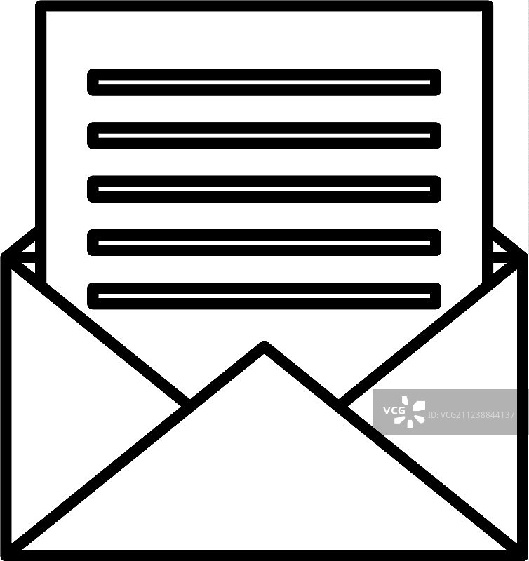 信封消息符号图片素材